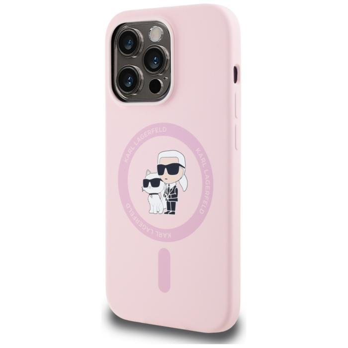 KARL LAGERFELD - Karl Lagerfeld iPhone 14 Pro Max Mobilskal MagSafe Karl&Choupette