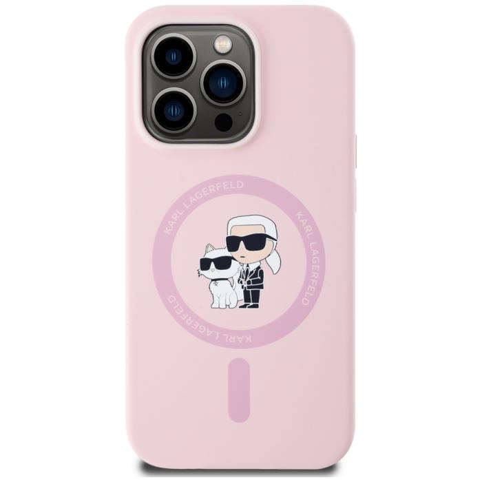 KARL LAGERFELD - Karl Lagerfeld iPhone 14 Pro Max Mobilskal MagSafe Karl&Choupette