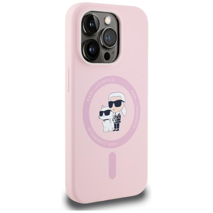 KARL LAGERFELD - Karl Lagerfeld iPhone 14 Pro Max Mobilskal MagSafe Karl&Choupette