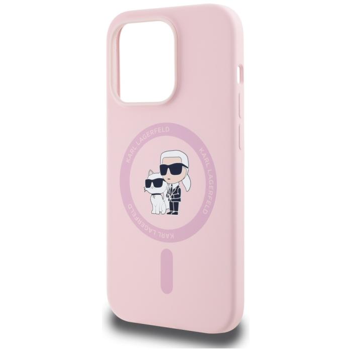 KARL LAGERFELD - Karl Lagerfeld iPhone 14 Pro Max Mobilskal MagSafe Karl&Choupette