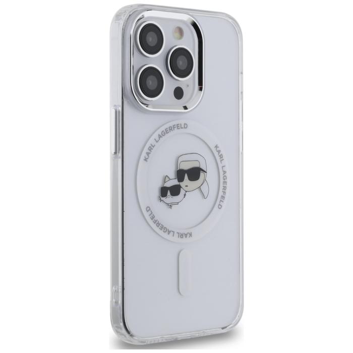 KARL LAGERFELD - Karl Lagerfeld iPhone 14 Pro Mobilskal MagSafe Karl & Choupette