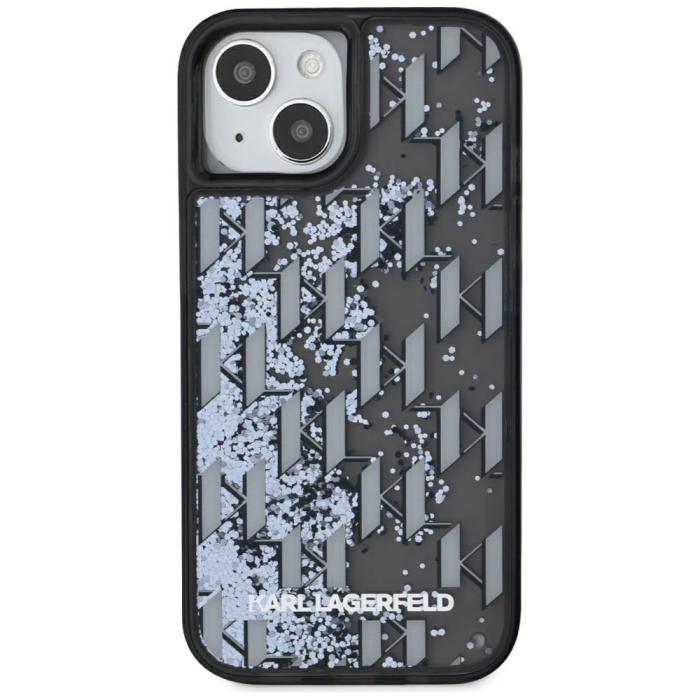 KARL LAGERFELD - Karl Lagerfeld iPhone 15 Skal MagSafe Glitter Monogram Gradient