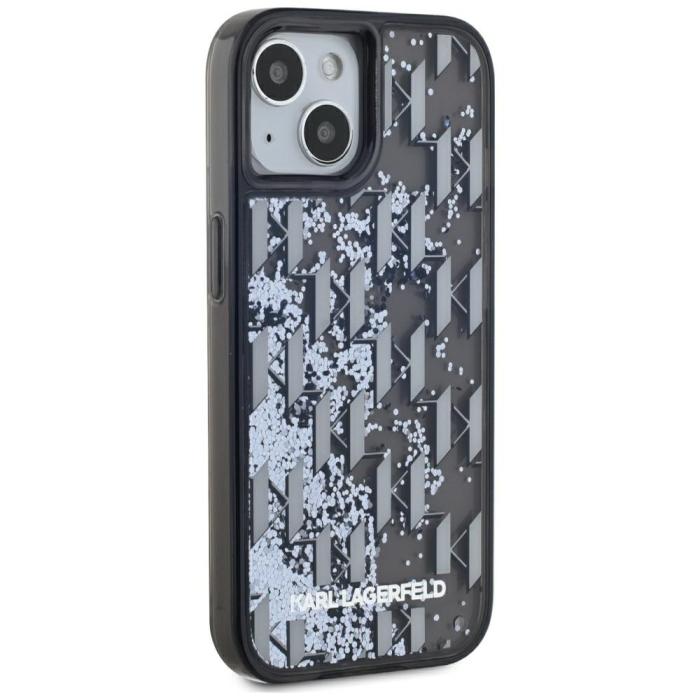 KARL LAGERFELD - Karl Lagerfeld iPhone 15 Skal MagSafe Glitter Monogram Gradient