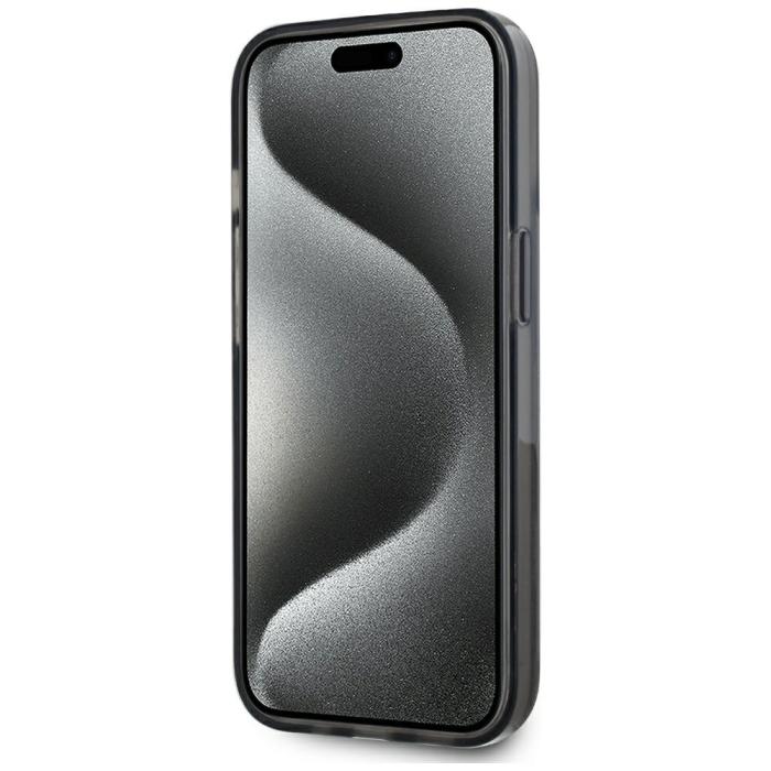 KARL LAGERFELD - Karl Lagerfeld iPhone 15 Skal MagSafe Glitter Monogram Gradient