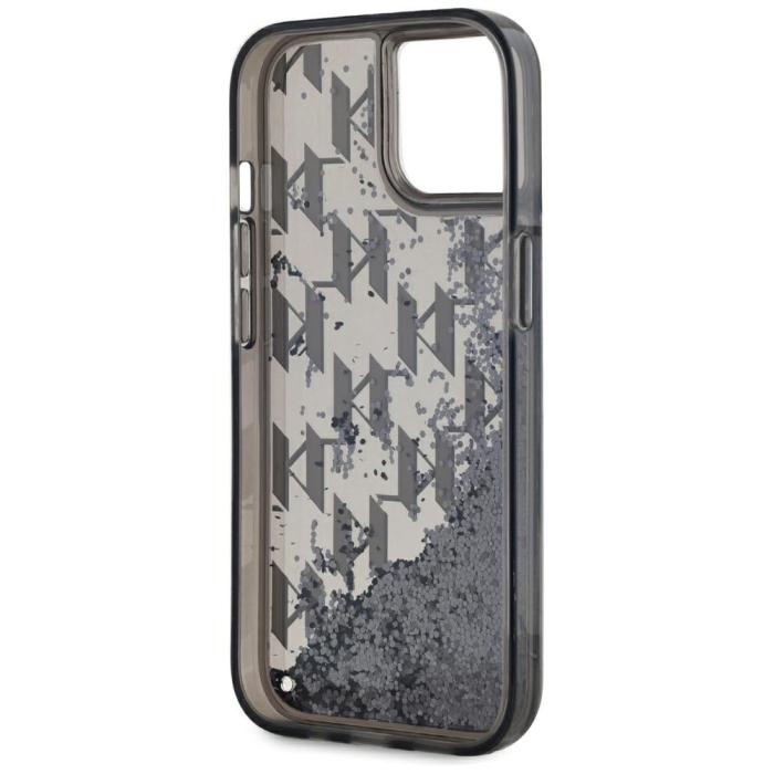 KARL LAGERFELD - Karl Lagerfeld iPhone 15 Skal MagSafe Glitter Monogram Gradient