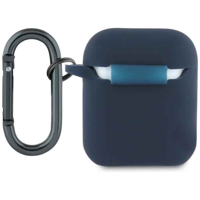 Red Bull - Red Bull AirPods 1/2 Skal Silicone Logo & Lines - Marinblå