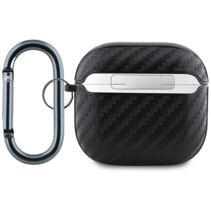 Red Bull - Red Bull AirPods 4 Skal PU Carbon Logo - Svart