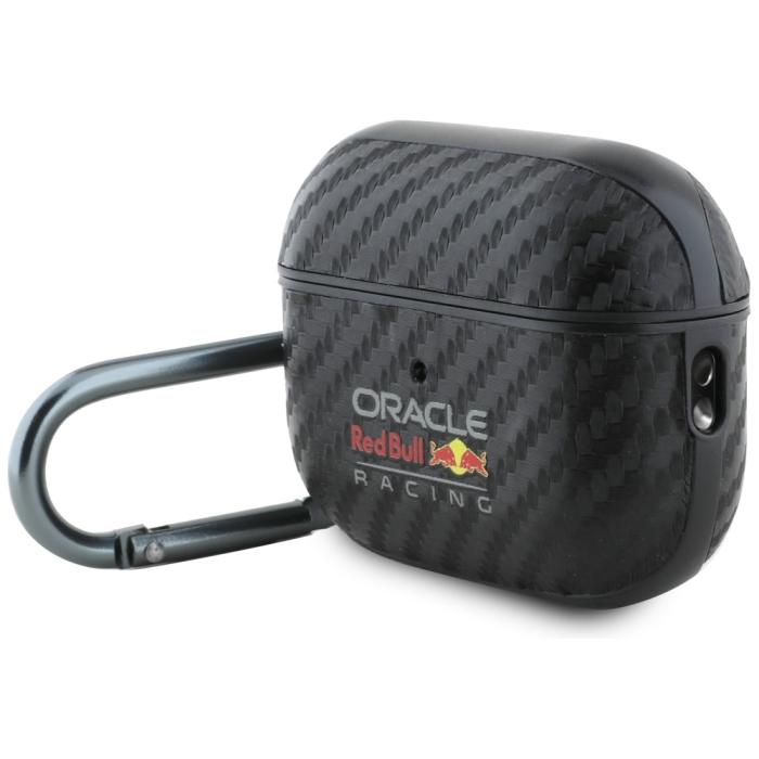 Red Bull - Red Bull AirPods Pro 2 Skal PU Carbon Logo - Svart