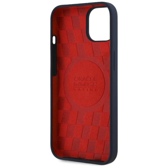 Red Bull - Red Bull iPhone 15 Mobilskal MagSafe MagSafe Logo Red Lining - Marinblå