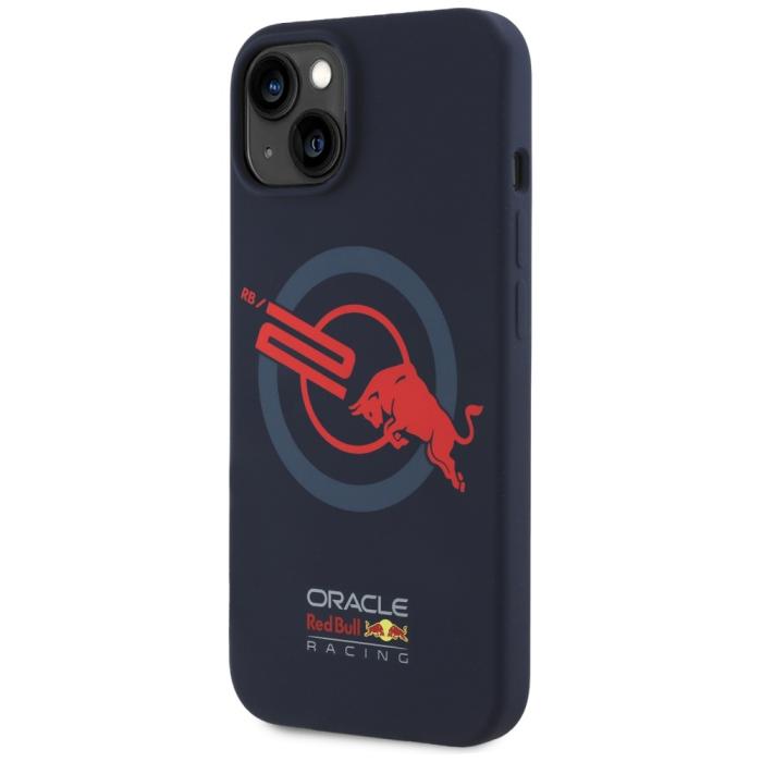 Red Bull - Red Bull iPhone 15 Mobilskal MagSafe MagSafe Logo Red Lining - Marinblå