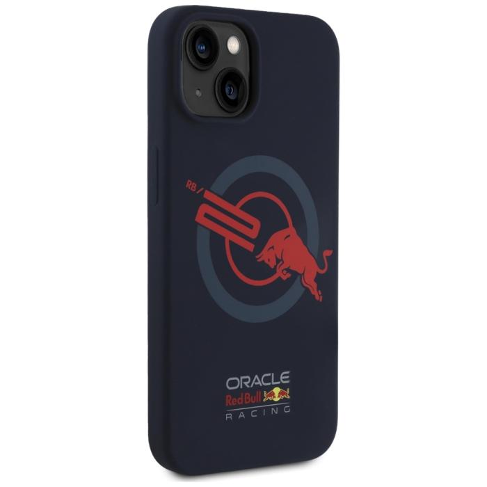 Red Bull - Red Bull iPhone 15 Mobilskal MagSafe MagSafe Logo Red Lining - Marinblå