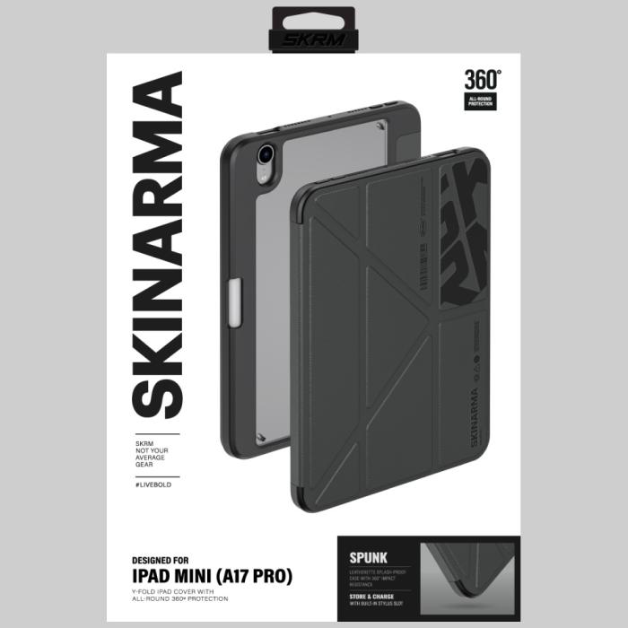 Skinarma - Skinarma iPad mini (A17 Pro) 2024 Fodral Spunk Pewter - Grön