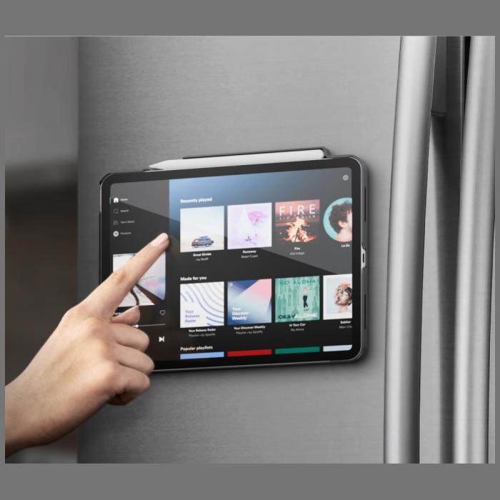 UNIQ - UNIQ iPad Air 13 (2024/2025) Fodral Rovus Snapmount Magnetic - Svart