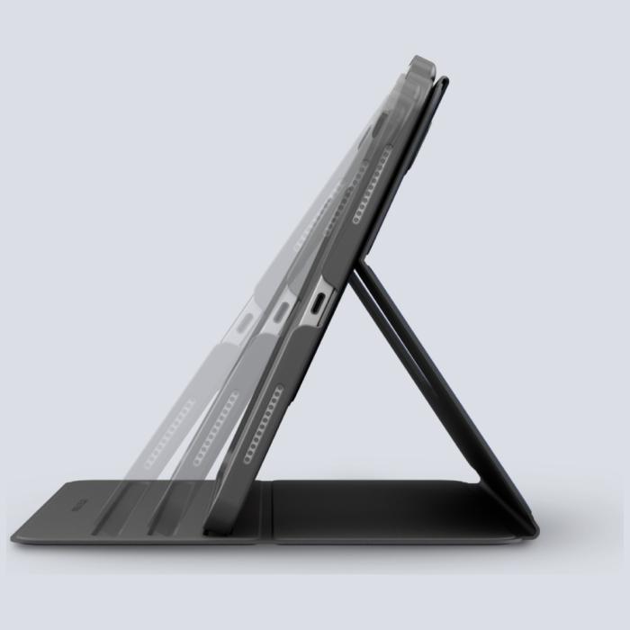 UNIQ - UNIQ iPad Air 13 (2024/2025) Fodral Rovus Snapmount Magnetic - Svart