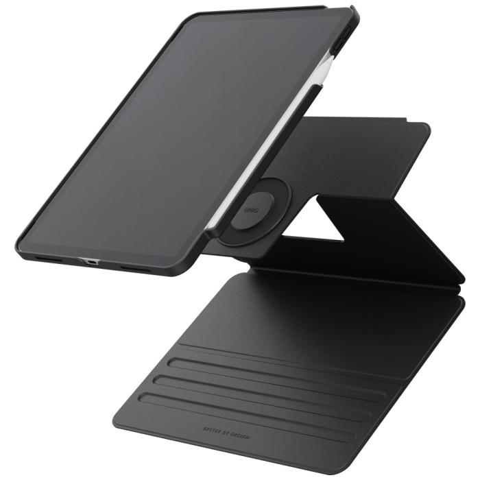 UNIQ - UNIQ iPad Air 13 (2024/2025) Fodral Rovus Snapmount Magnetic - Svart