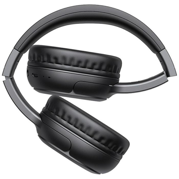 USAMS - USAMS Bluetooth 5.3 On-Ear Hörlurar Yun Series (USAMS-YG23) – Svart