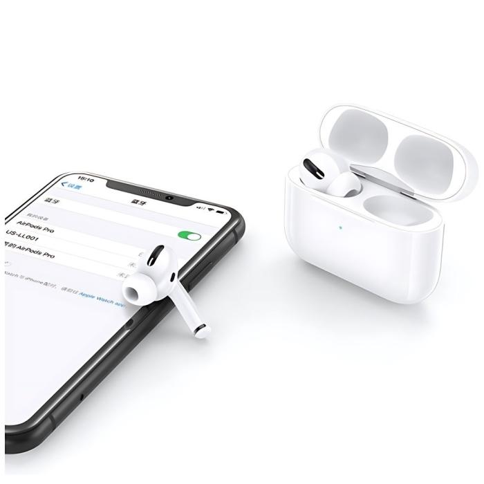 USAMS - USAMS Emall-serie Bluetooth Hörlurar 5.0 TWS - Vit