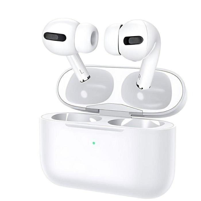 USAMS - USAMS Emall-serie Bluetooth Hörlurar 5.0 TWS - Vit