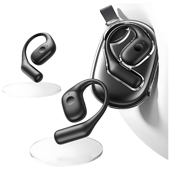USAMS - USAMS G26 OWS Bluetooth Hörlurar 5.3 - Svart