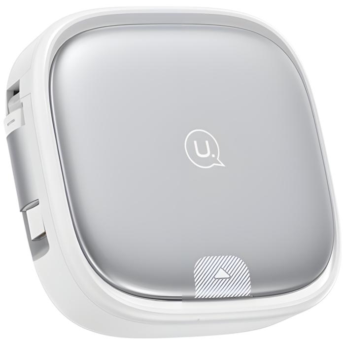 USAMS - USAMS Kabel 3-i-1 Box MicroUSB/USB-C/Lightning 60W SJ650USB02 - Silver