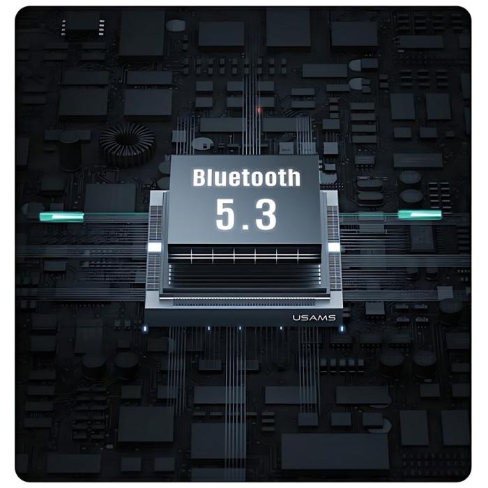 USAMS - USAMS X-don ENC Bluetooth Hörlurar 5.3 TWS - Svart