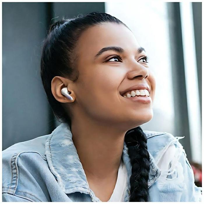 USAMS - USAMS X-don ENC Bluetooth Hörlurar 5.3 TWS - Svart