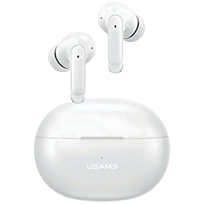USAMS - USAMS X-don ENC Bluetooth Hörlurar 5.3 TWS - Vit