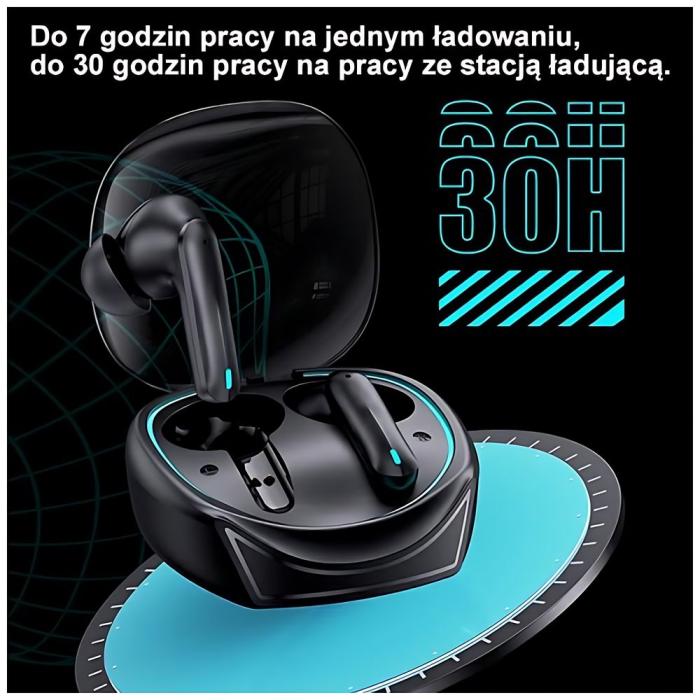 USAMS - USAMS XJ13 ENC Bluetooth Hörlurar 5.3 TWS - Svart