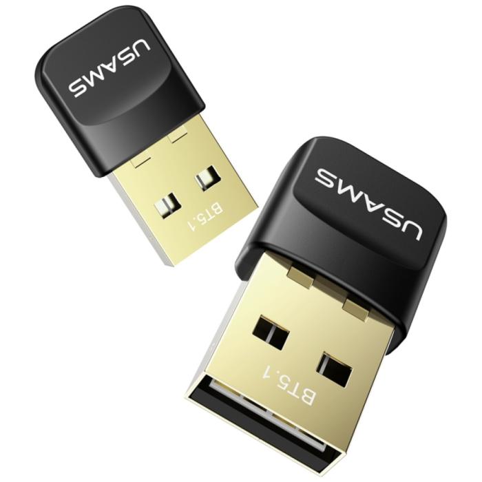 USAMS - USAMS ZB321 USB Adapter Bluetooth 5.1 - Svart