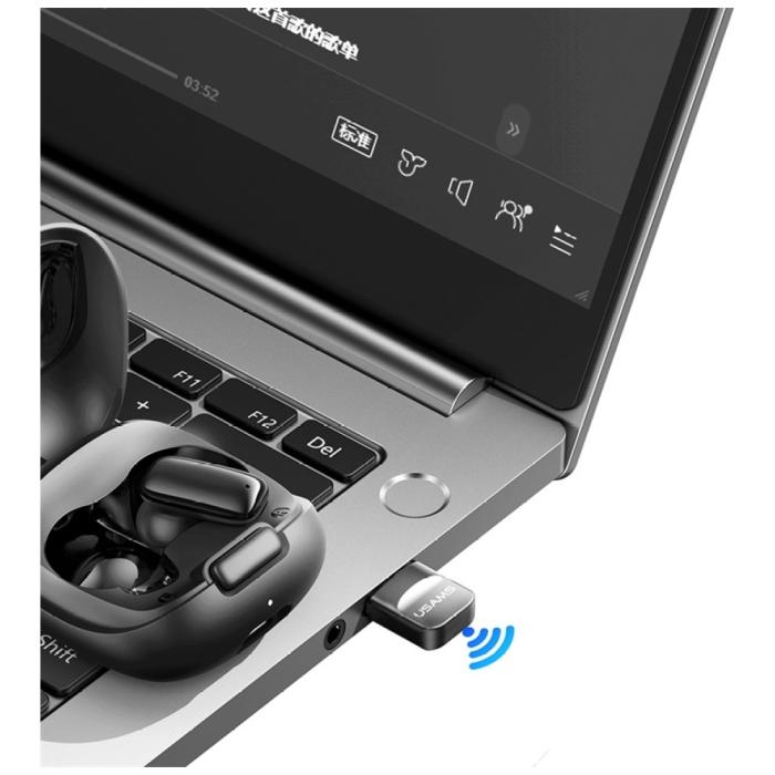 USAMS - USAMS ZB321 USB Adapter Bluetooth 5.1 - Svart