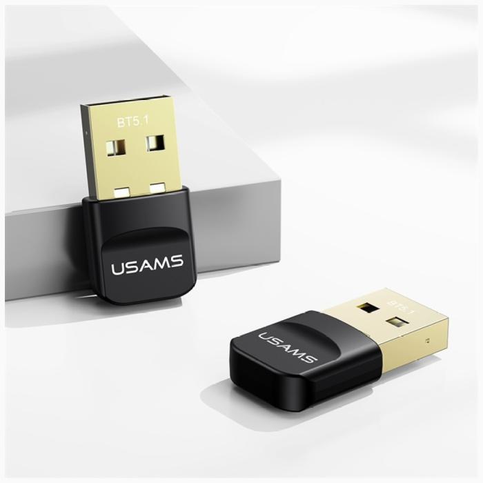 USAMS - USAMS ZB321 USB Adapter Bluetooth 5.1 - Svart