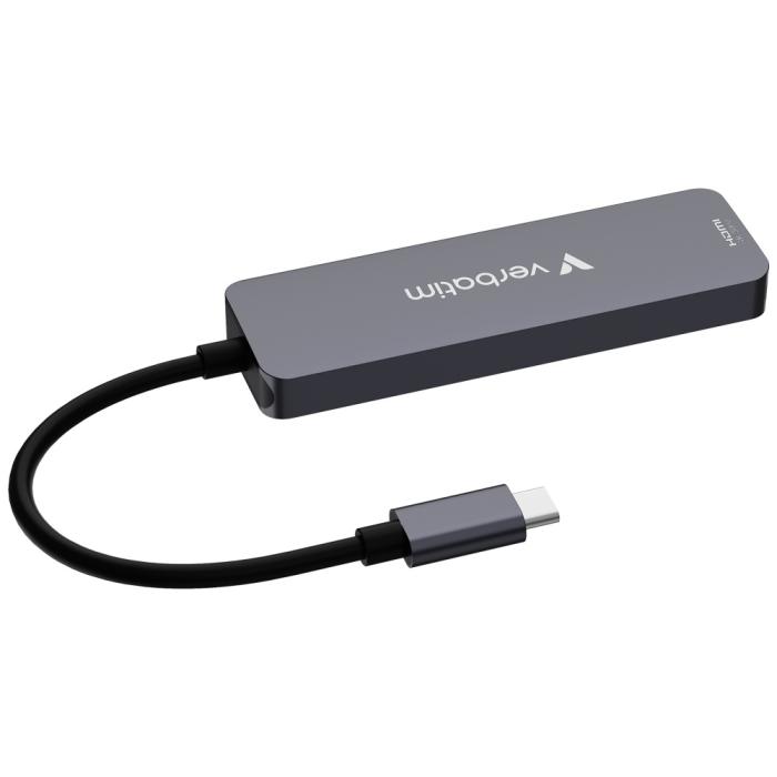 Verbatim - Verbatim Hub USB-C/HDMI/USB-A 3.2/2.0 32155 - Aluminium