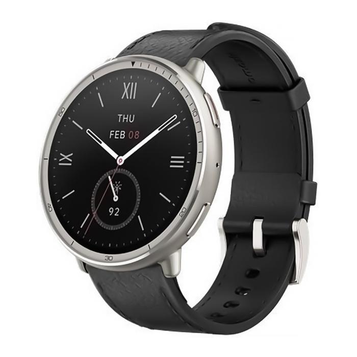 Amazfit - Amazfit Active 2 Läder Svart Premium