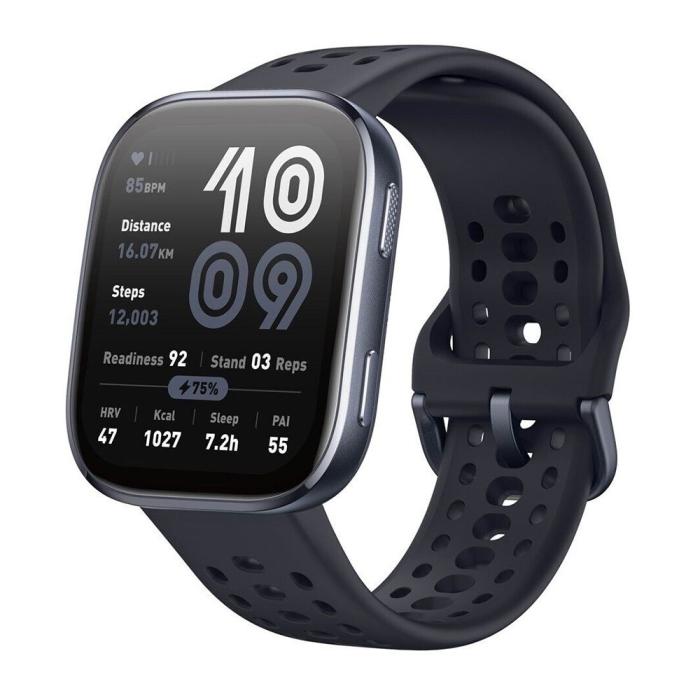Amazfit - Amazfit Bip 6 Svart with Svart Case