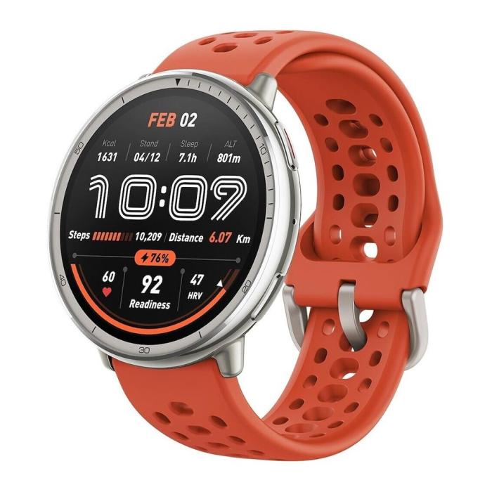 Amazfit - Amazfit Active 2 Silikon Röd