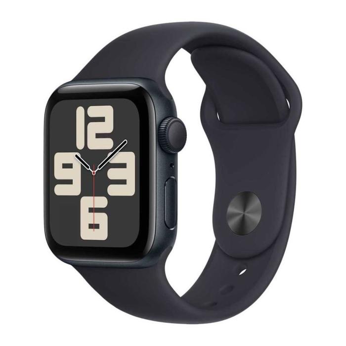 Apple - Apple Watch Se 2023 44mm GPS Midnattsblå Alu Case Midnattsblå Sports Band S-M