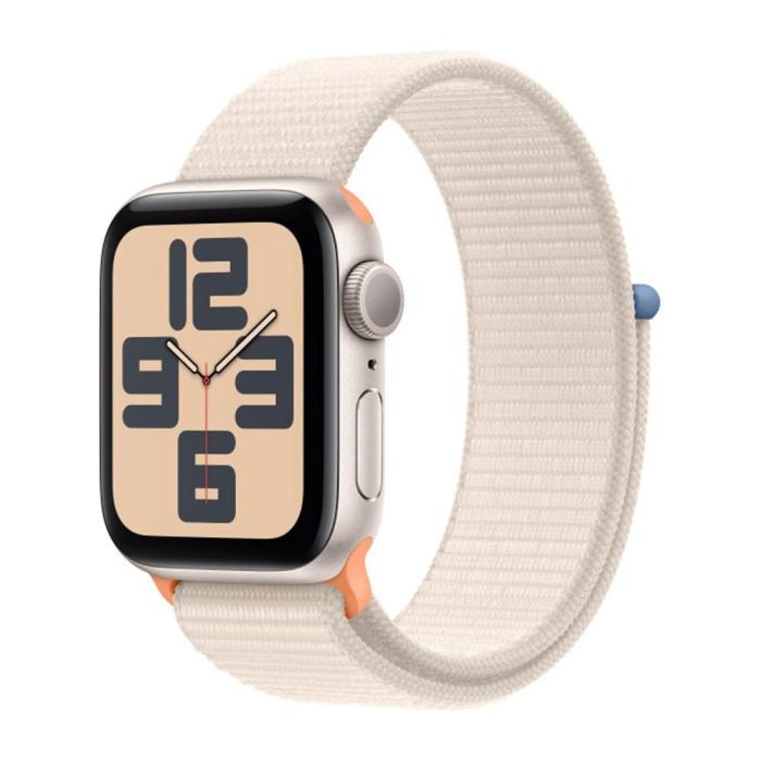 Apple - Apple Watch SE 2nd Gen 2023 40mm 4G Starlight Aluminium Starlight Sports Loop