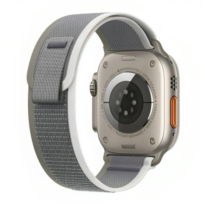 Apple - Apple Watch Ultra 2 (2023) 49mm 4G Titan Case Grågrön Trail Loop M-L