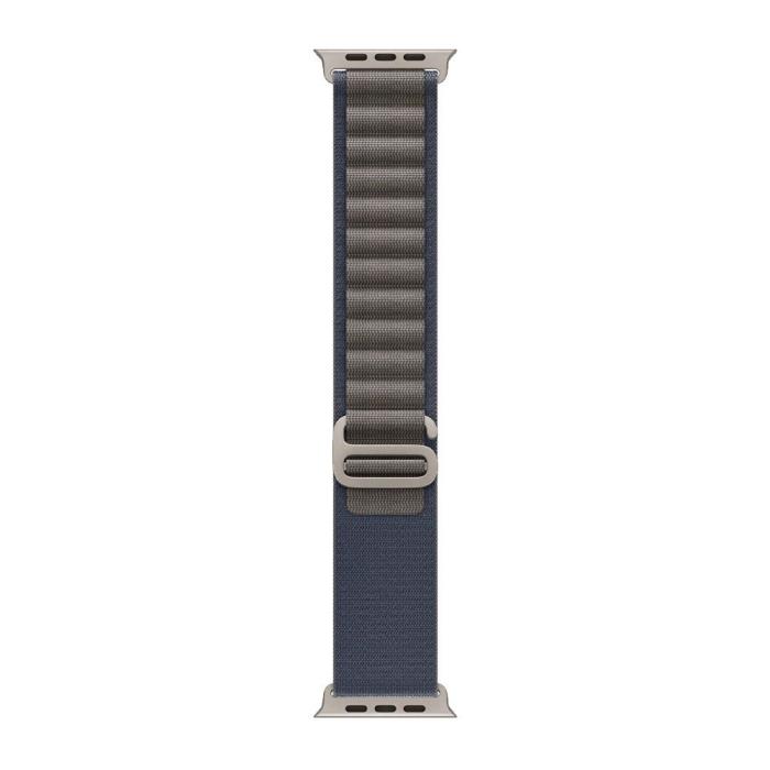 Apple - Apple Watch Ultra 2 (2023) 49mm 4G Titan Case Med Blå Alpine Loop - Large