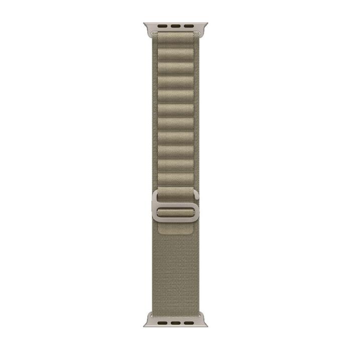 Apple - Apple Watch Ultra 2 49mm 4G Titan Case Med Olivgrön Alpine Loop - Large