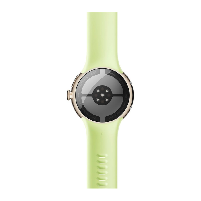 Google - Google Pixel Watch 4 41mm Wi-Fi Champagneguld/Citrongräs