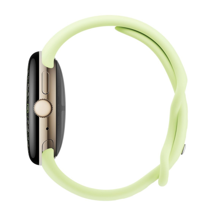 Google - Google Pixel Watch 4 41mm Wi-Fi Champagneguld/Citrongräs