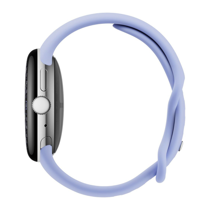 Google - Google Pixel Watch 4 45mm 4G Polerad Silver/Blå