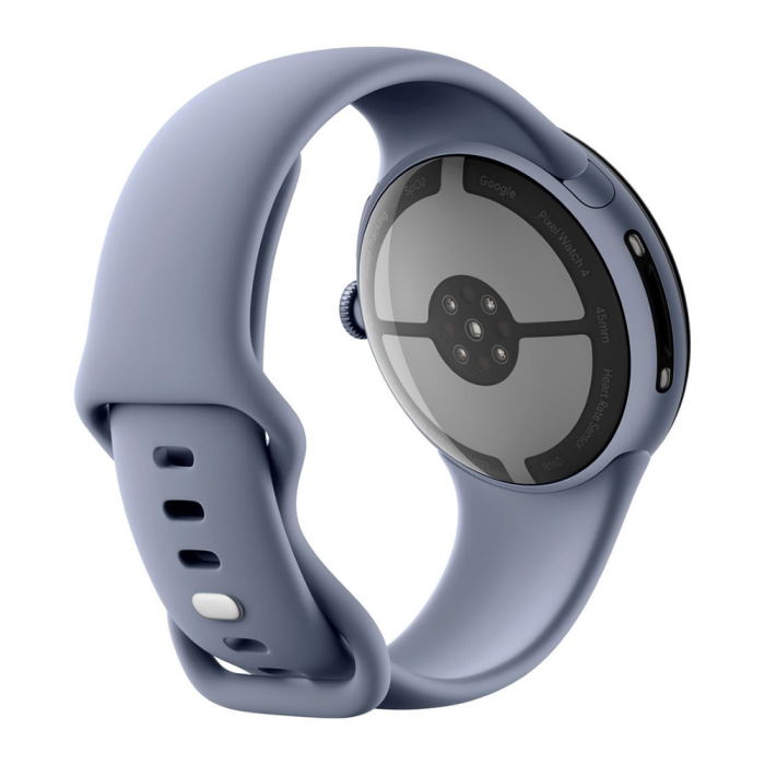 Google - Google Pixel Watch 4 45mm 4G Satin Månsten/Månsten