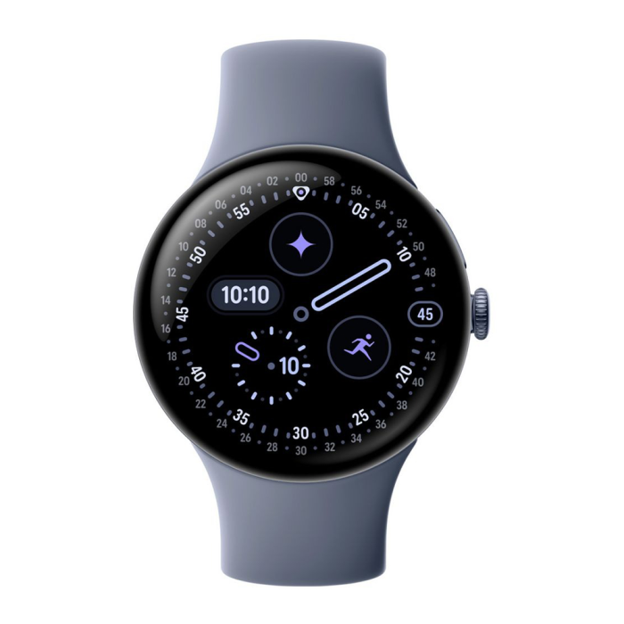 Google - Google Pixel Watch 4 45mm 4G Satin Månsten/Månsten