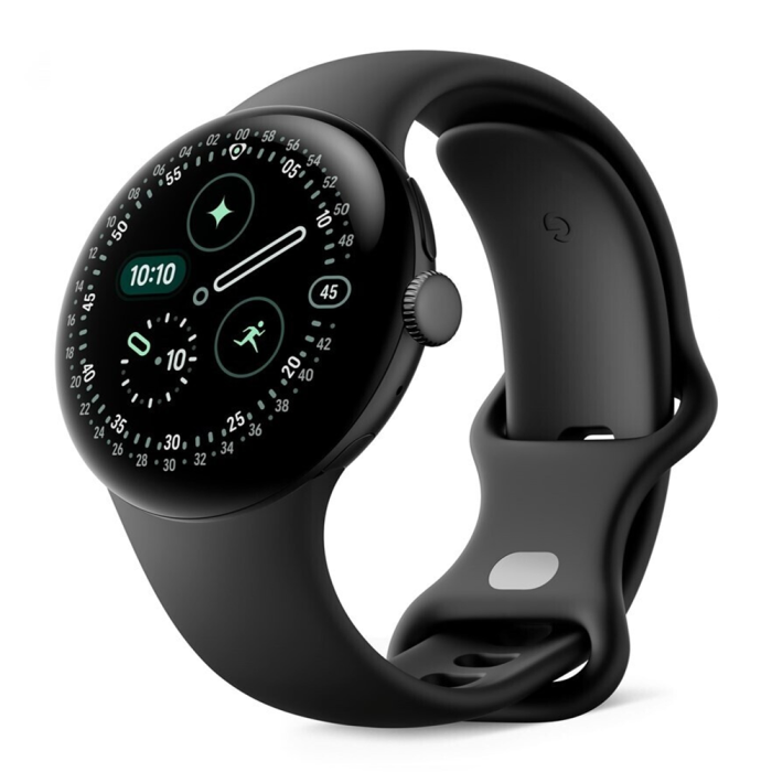 Google - Google Pixel Watch 4 45mm Wi-Fi Matt Svart/Obsidian