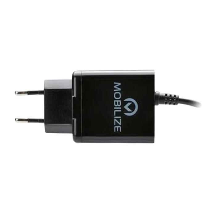 Mobilize - Mobilize Dual USB USB-C Snabbladdare 15W Svart