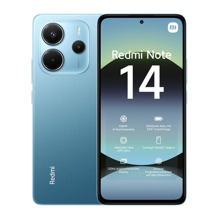 Samsung - Xiaomi Redmi Note 14 8GB/256GB 4G Havsblått