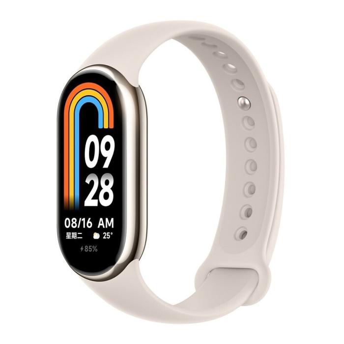 Xiaomi - Xiaomi Smart Band 9 41mm Beige Aluminium Case With Beige Silicone Strap
