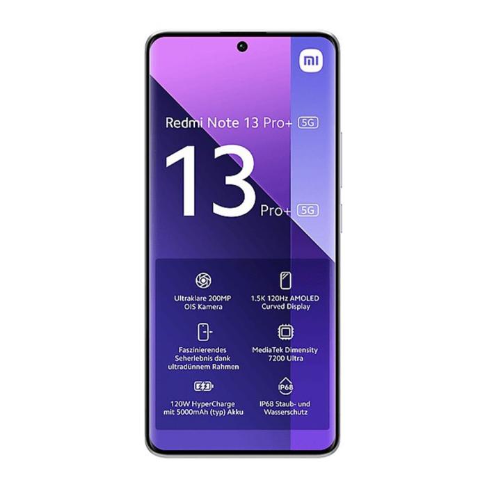 Xiaomi - Xiaomi Redmi Note 13 Pro+ 5G 12GB/512GB Månsken Vit